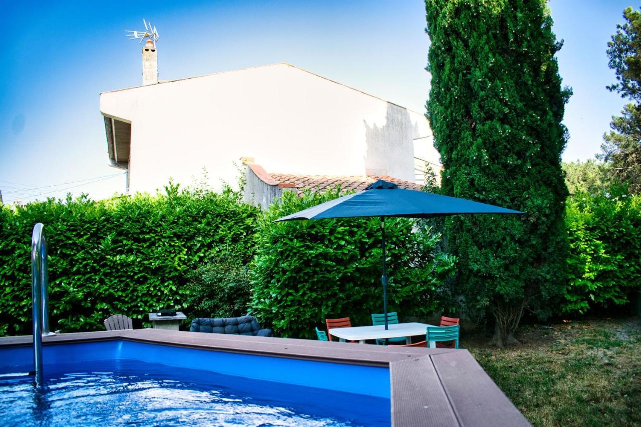 Agréable maison avec piscine Carcassonne Extérieur photo